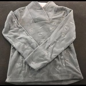 Grey girls fleece pullover size 8